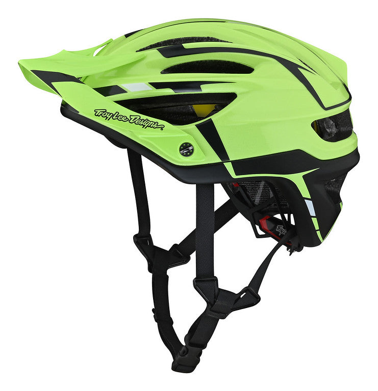 Casco Troy Lee Designs A2 con Mips Sliver Green / Gray